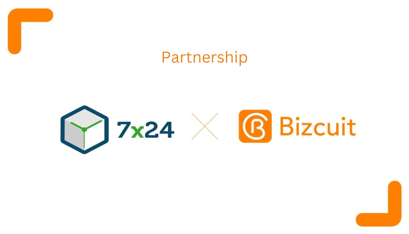 Bizcuit 7X24 Social Post Partnership (1400 × 800 Px)